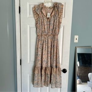 By The River - Tiered Floral Dress